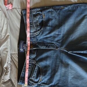 Democracy "Ab"solution,  Straight Leg, Size 12, Dark Blue Jeans